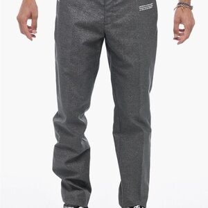 Off-White Gray Dress Pants